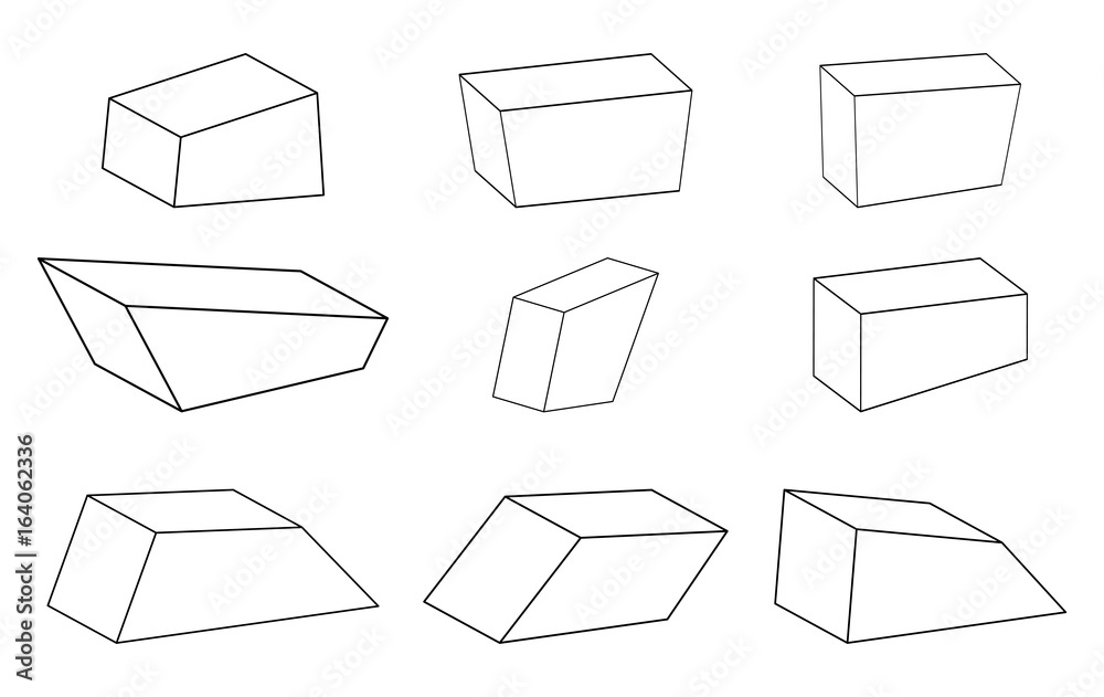 simple stone set vector symbol icon design