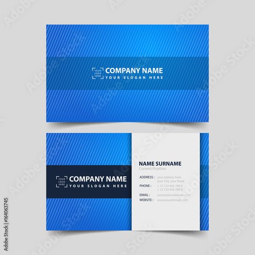 Business card design template.