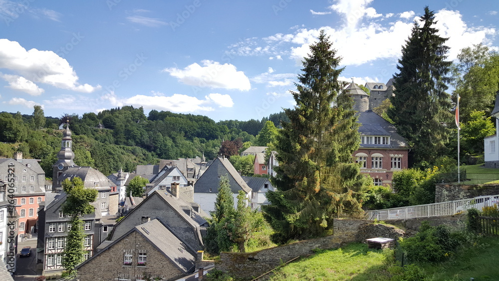 Timber frame houses in Monschau, Germany