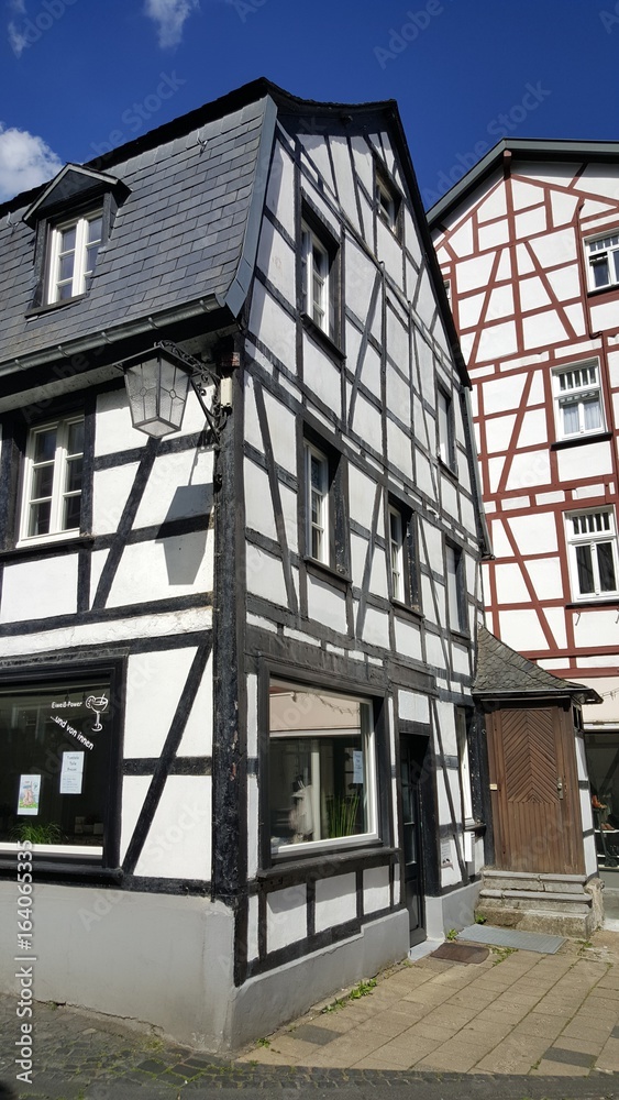 Timber frame houses in Monschau, Germany