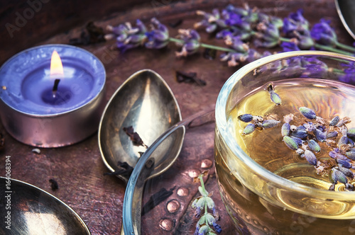 Fototapeta Naklejka Na Ścianę i Meble -  Herbal Tea with lavender