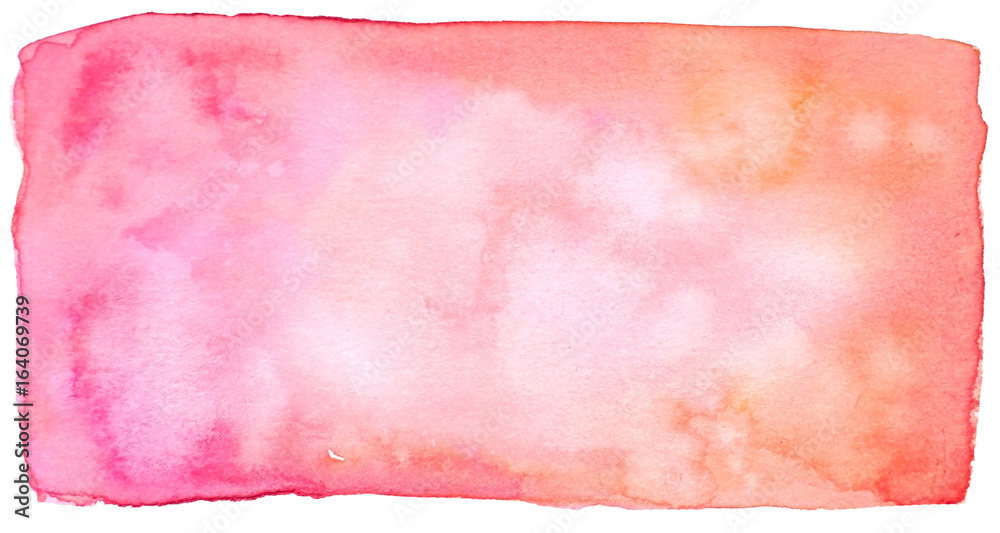 Obraz premium Abstract watercolor background with rough, uneven edges with empty space for text. Watercolor stains background. Abstract painted template.
