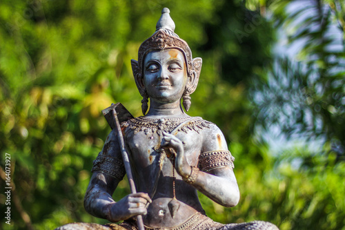 Statue of Vishnu Bronze photo