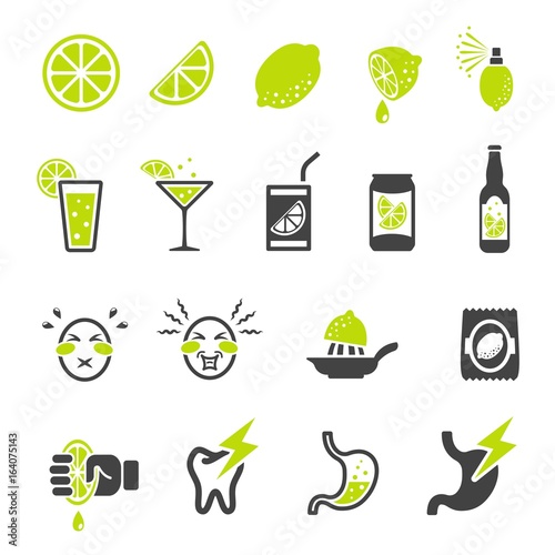 lime,lemon,sour icon