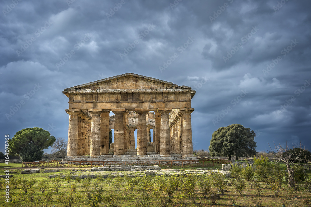 Greek temple of Neptune - Paestum, Italy