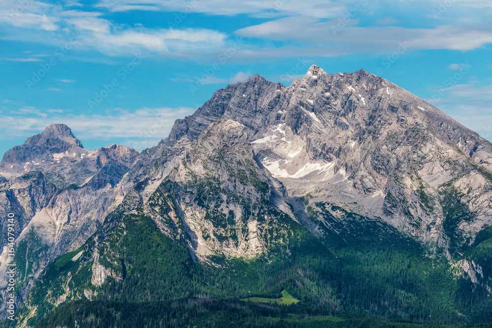 Watzman mountain in Berchtesgaden Alps, Germany