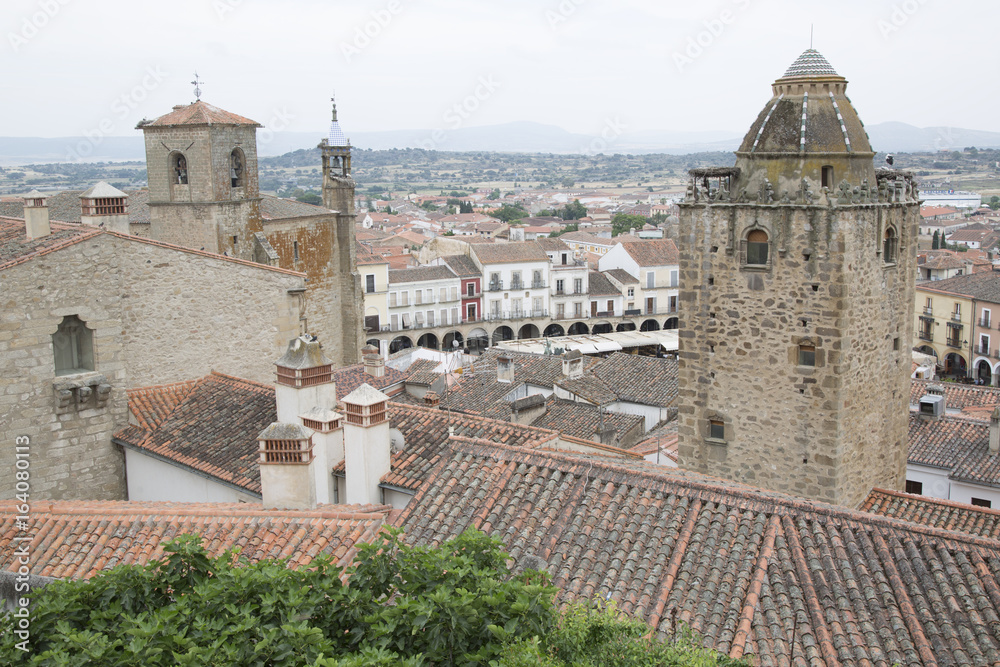 Main Square, Church and Tower, Trujillo