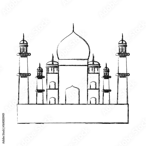 Taj mahal monument