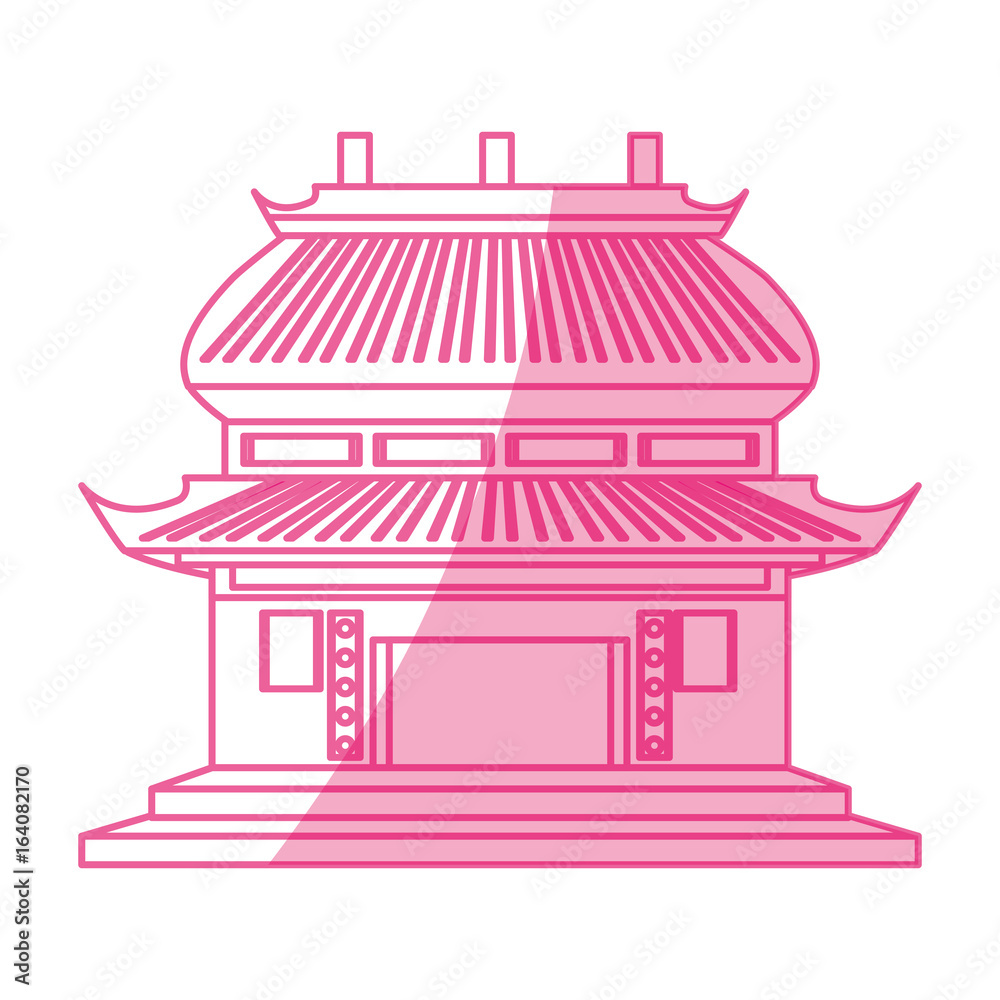 Fototapeta premium Chinese temple symbol