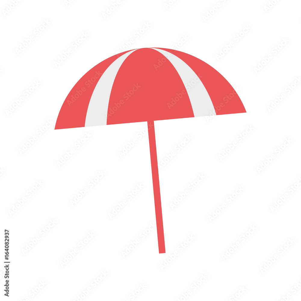 Beach umbrella isolated