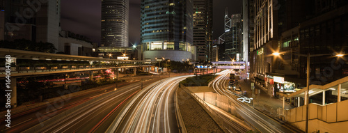 Hong Kong Central at night