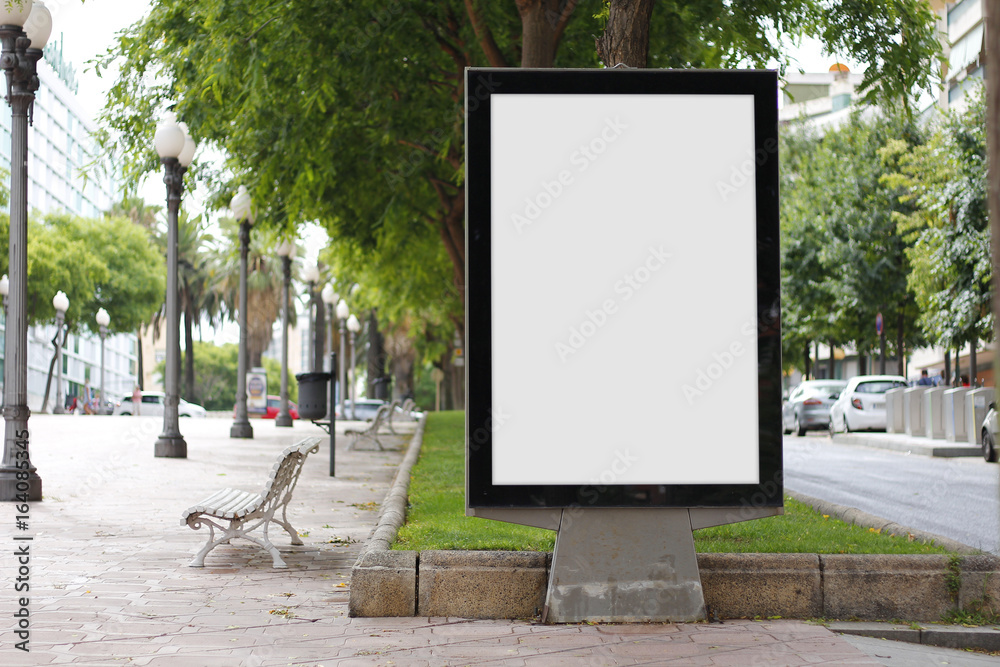 Blank billboard mock up Blank billboard mock up