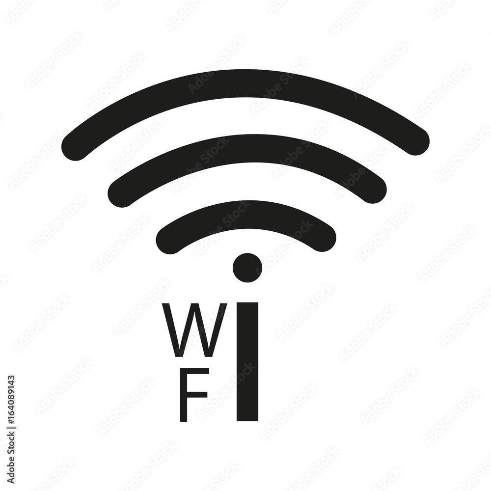 Vector illustration for printing and web element. Wi-Fi Icon Vector illustration for printing and web element. Wi-Fi Icon