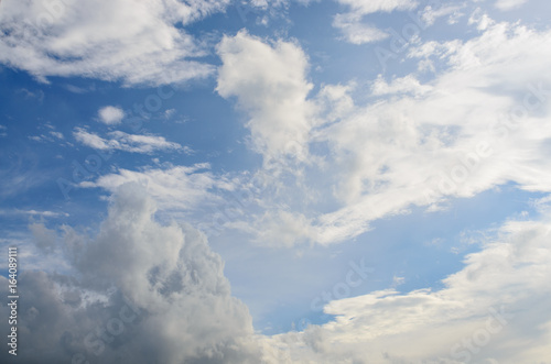 Fototapeta Naklejka Na Ścianę i Meble -  Blue sky and clouds for background