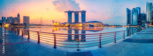 Photography Singapore skyline background