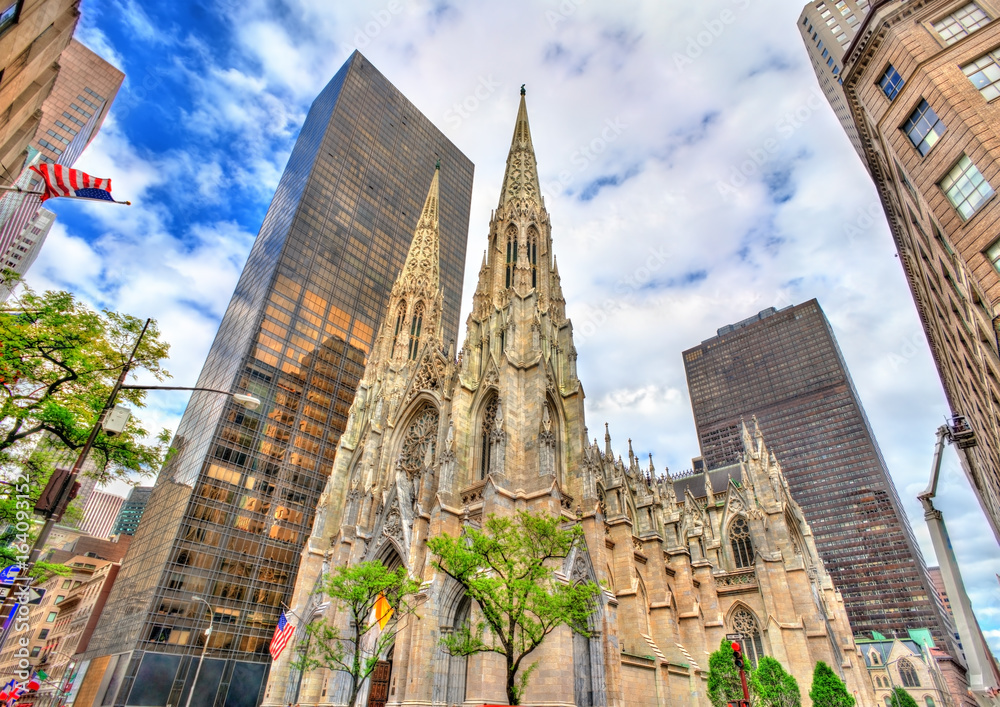 Fototapeta premium The Cathedral of St. Patrick in Manhattan, New York City