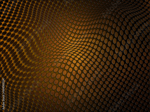Abstract golden metal background 