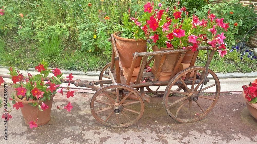 Flower carriage