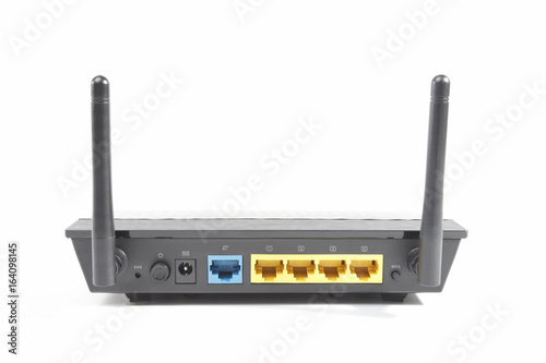 Router On White Background