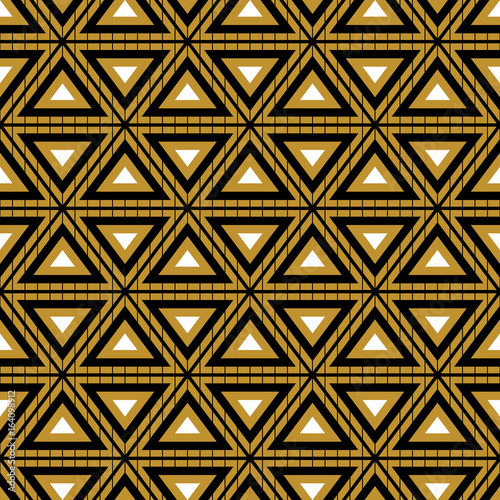 Abstract seamless pattern in the style of grunge. Bright colors. A geometric lattice.