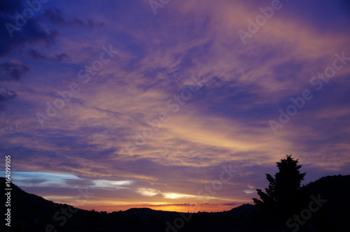 lila Abendwolken © steffiveitclub