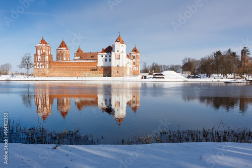 Foto Mir Castle in Minsk region is ancient heritage of Belarus