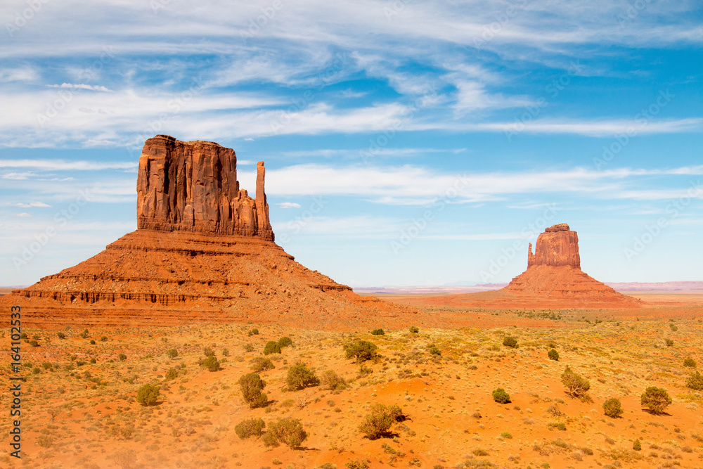Monument Valley on the border between Arizona and Utah, United States Monument Valley on the border between Arizona and Utah, United States