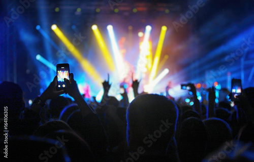  Jubelnde Menge bei einem Konzert © Thaut Images