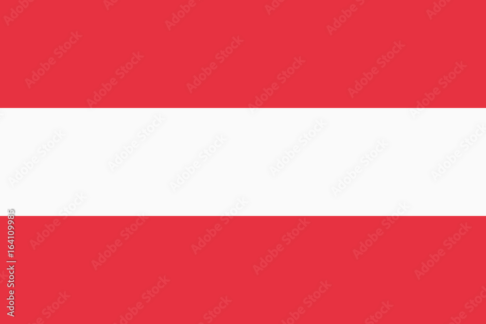 Flag of Austria. Vector illustration. The size of the original.