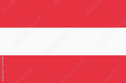 Flag of Austria. Vector illustration. The size of the original.