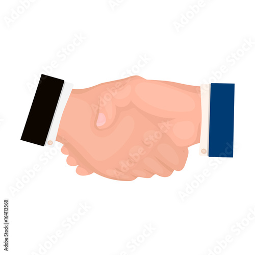 Handshake. E-commerce single icon in cartoon style vector symbol stock illustration web.