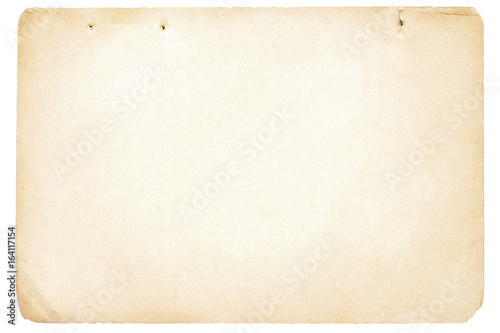 Isolated old brown paper texture © paladin1212