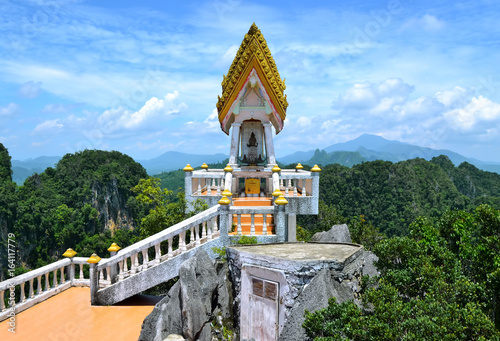 Wat Tham Suea, Krabi province, Thailand - September 2014: The top of Wat Tham Suea © Viktoriia