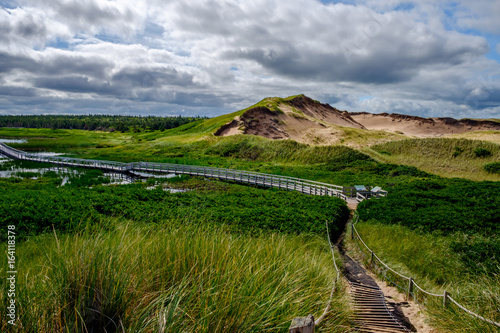 Greenwich Dunes with Angry Sky