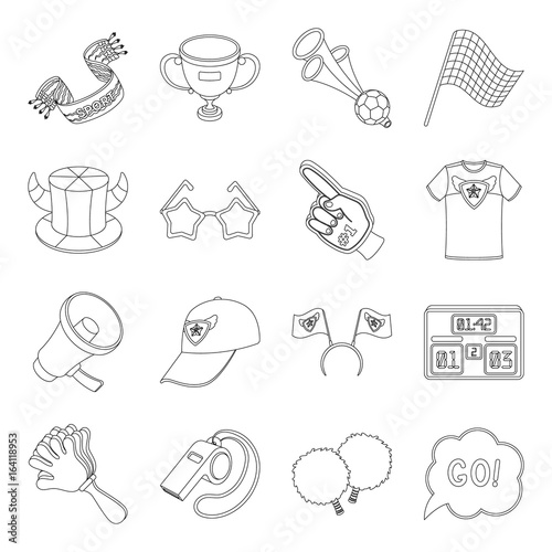 Motorcycle racing, downhill skiing, jumping, parachuting and other sports. Extreme sports set collection icons in line style vector symbol stock illustration web.