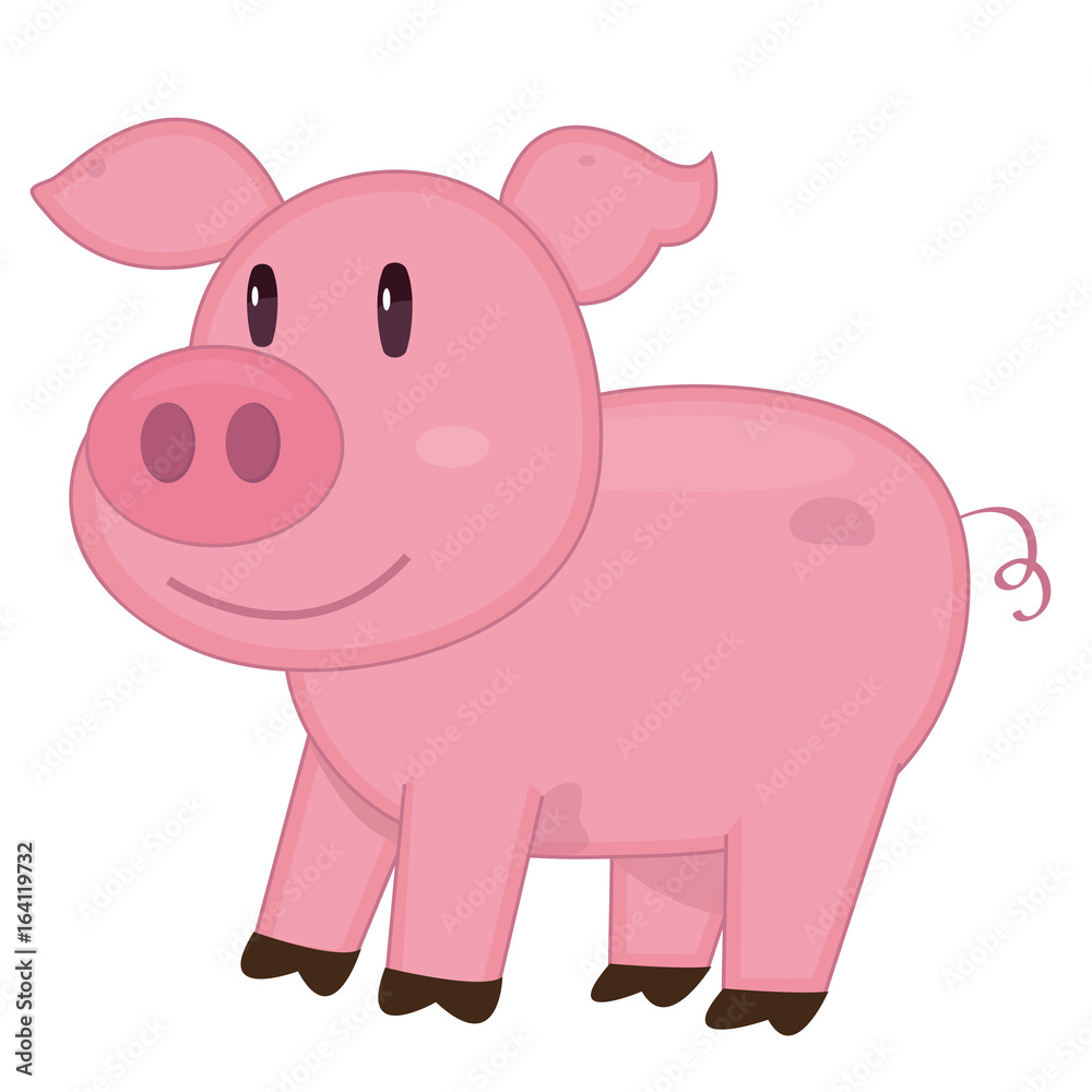 Pig character vector Pig character vector
