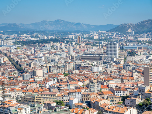 Fototapeta Naklejka Na Ścianę i Meble -  Cityscape of Marseille