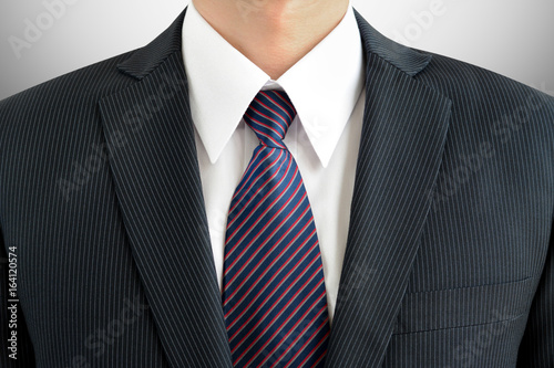 Businessman wearing suit and tie