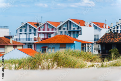 Fisherman's village Costa Nova. Aveiro. Portugal.