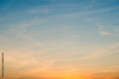 colorful sky at sunset background © songdech17