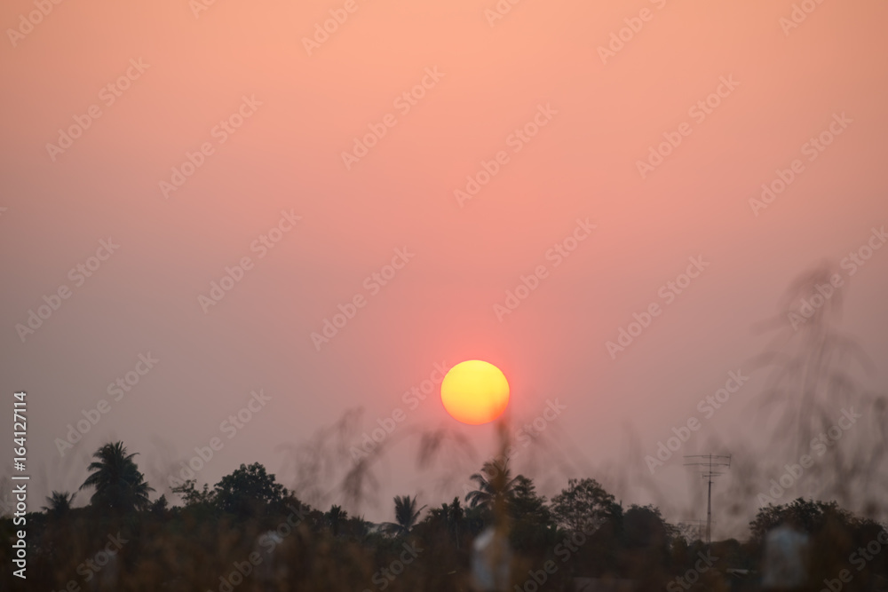 Obraz premium sunset landscape