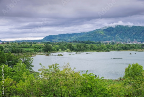 Torbiere del Sebino  Sumpfland  Naturschutzgebiet am Iseosee - wetland nature reserve  Torbiere del Sebino near Lake Iseo