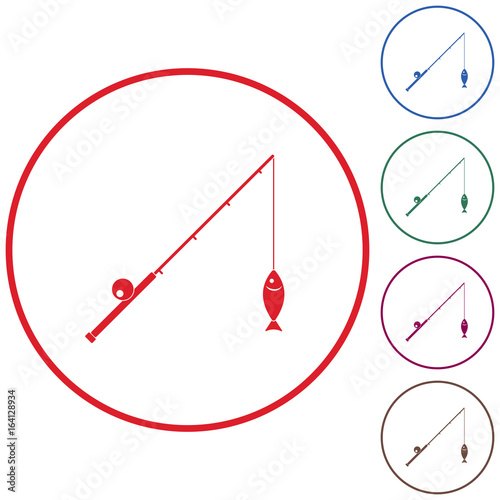 Fishing rod icon