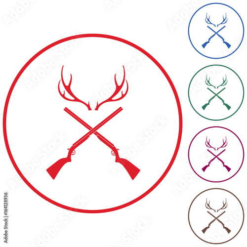 Hunting club logo icon
