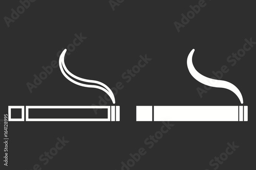 Smoke - vector icon.