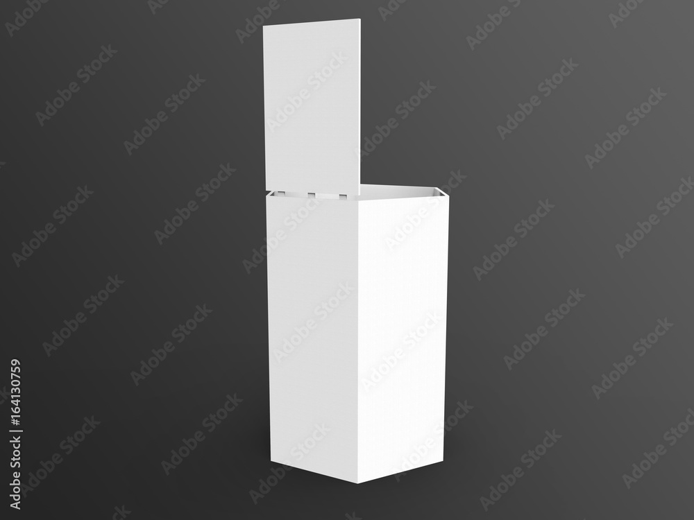Store Palette with Crowner 3D Rendering Store Palette with Crowner 3D Rendering