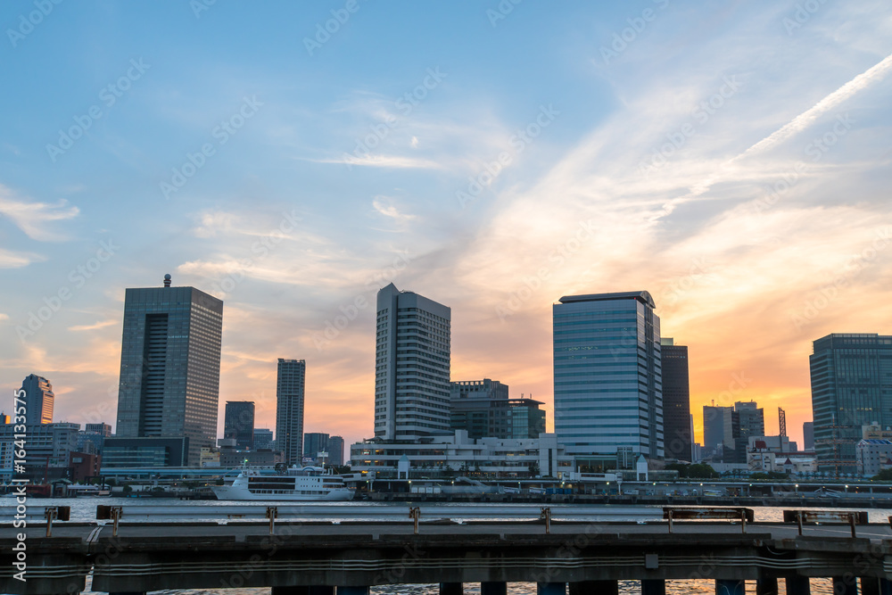 東京湾岸の夕焼け3 東京湾岸の夕焼け3