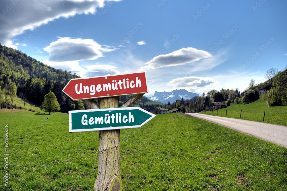 Schild 236 - Gemütlich