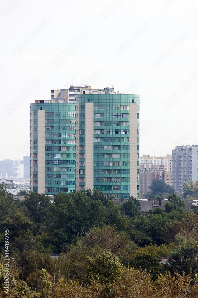 Obraz premium apartment towers at Moscow cityscape