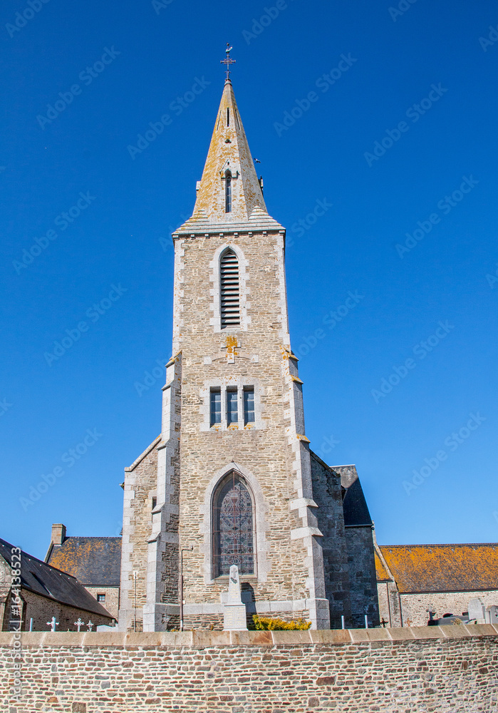 Eglise Notre Dame de Ardevon, Manche, france